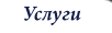 Услуги